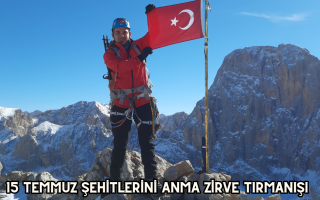 15 Temmuz Şehitlerini Anma Zirve Tırmanışı